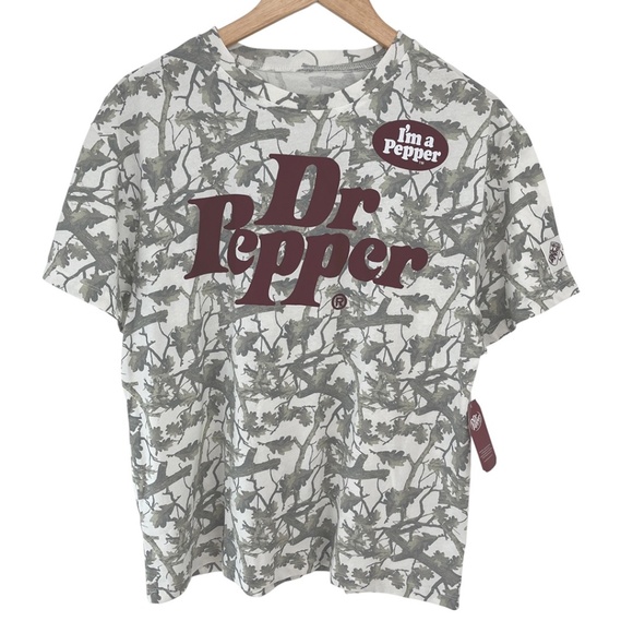 Dr. Pepper Leaf Camo I’m a Pepper T-Shirt Women’s Small - Picture 1 of 10
